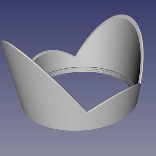 ☀️ Sun visor for Sigma lens 24-70 mm 2.8 (lens hood)・ STL